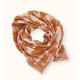 Big foulard Latika Flora Bold - Orange
