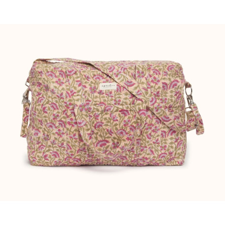 Sac à langer Thaila - Champêtre aubergine