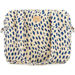 Sac à langer imperméable Hyde Park - Leonie blue