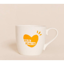 Mug Soleil de ma vie - Jaune