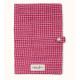 Protège carnet Bimale - Khadi fuchsia