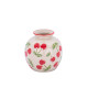 Mini vase rond cerises
