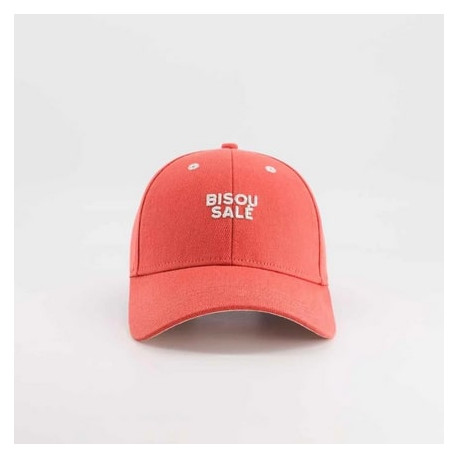 Casquette Bisou salé terracotta - Adulte