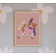Affiche A3 - Chat aerobic