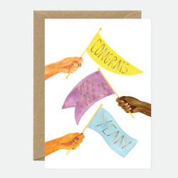 Carte Congrats flags
