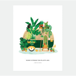 Affiche medium - Home is where