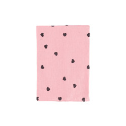 Protège cahier de santé Chloé - Coeur strawberry