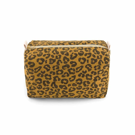 Trousse de toilette imprimé graou - caramel