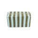 Trousse de toilette Vic - Rayé aqua/olive
