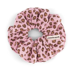 Chouchou mini léopard - Candy pink