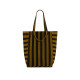 Sac cabas Elisabeth - Rayé cumin/noir