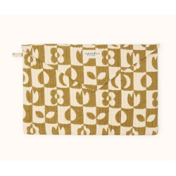 Pochette d'ordinateur Ohas - Damier tobacco