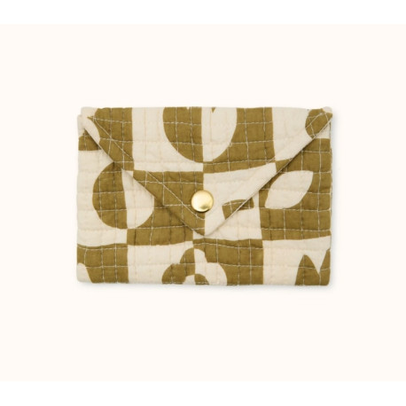 Enveloppe Ravi - Damier tobacco