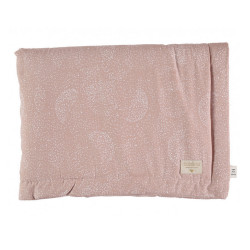 Couverture white bubble / misty pink - Mini