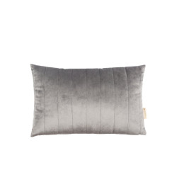 Coussin Akamba velours slate grey