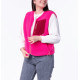 Veste sherpa sans manches rose - Taille S