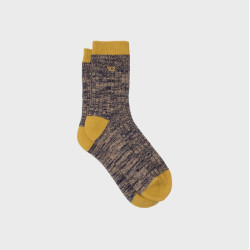 Chaussettes Club - Marine et jaune - Taille 37/40