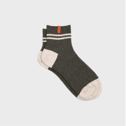 Chaussettes Mi-hautes - Kaki - Taille 41/46