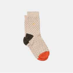 Chaussettes à pois Square - Natural - Taille 41/46