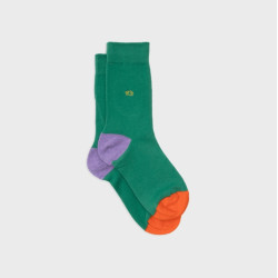 Chaussettes Unies - Vert chiné - Taille 41/46