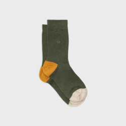 Chaussettes Unies - Kaki chiné - Taille 41/46