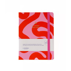 Agenda scolaire 18 mois 2025/2026 - Flow pink