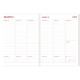 Agenda scolaire 18 mois 2025/2026 - Palmtree pink
