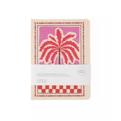 Agenda scolaire 18 mois 2025/2026 - Palmtree pink