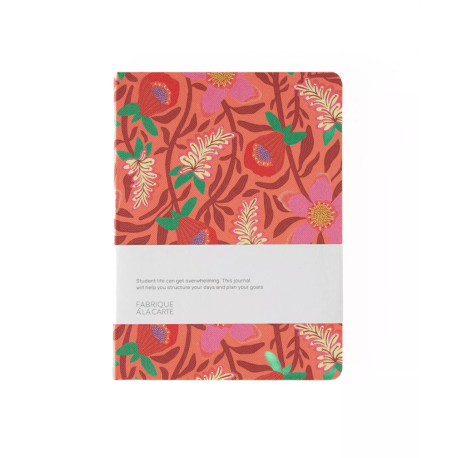 Agenda scolaire 2025/2026 - Flowers coral