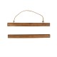 suspension en bois pour affiche A3