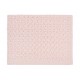Couverture dentelle rose clair