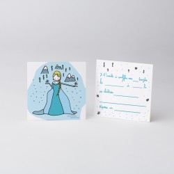 Invitations reine des neiges
