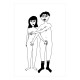Carte Couple nu