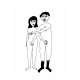Affiche A4 Couple nu