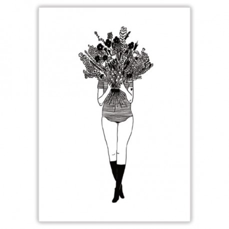 Affiche Flower girl