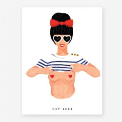 Affiche Large sexy girl