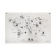 Carte du monde sur canvas