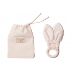 Anneau de dentition bunny - rose