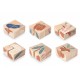 Cubes en bois - légumes avec sa jolie trousse