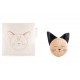 Patère en bois Tête de chat