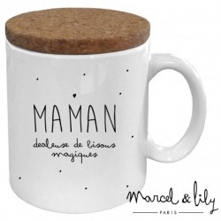 Mug avec couvercle Maman dealeuse de bisous