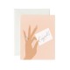 Carte double Congrats bague Rifle paper