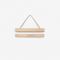 Suspensions en bois et lien cuir - small
